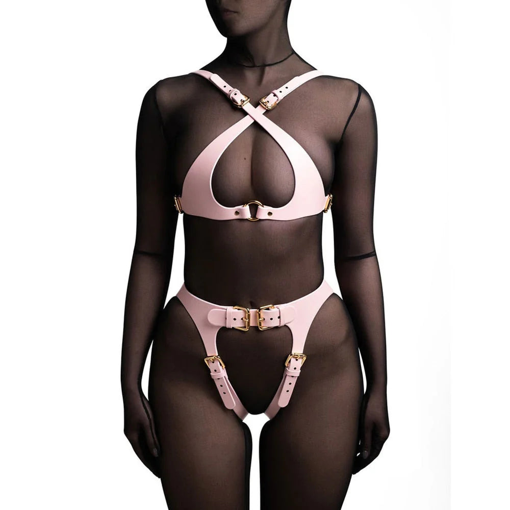 Lacymate® Lara'S Gothic Leather Harness Set